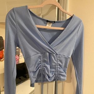 Long sleeve crop top (fashion nova)